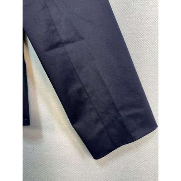 Talbots Womens Stretch Blazer Jacket Button Detail & Pockets Navy - Picture 9 of 10